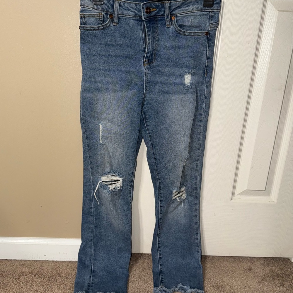 Kendall & Kylie Blue Straight Leg Jeans